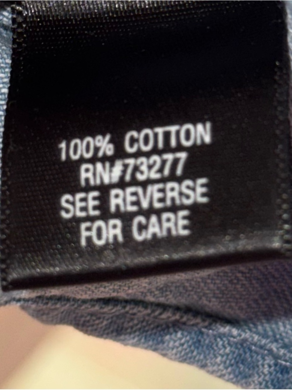 Croft & Barrow Men's Medium Denim Shirt Blue Long Sleeve 100% Cotton Button Down - Picture 8 of 10
